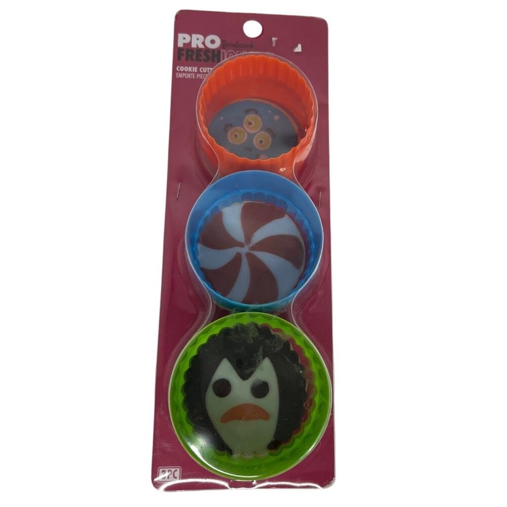 Cookie Biscuit Cutters Good Cook PRO Freshionals 3 Pack 3 Sizes NEW!